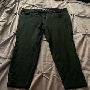 Cropped skinny dress pant